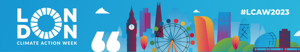 Logo with London skyline for LCAW