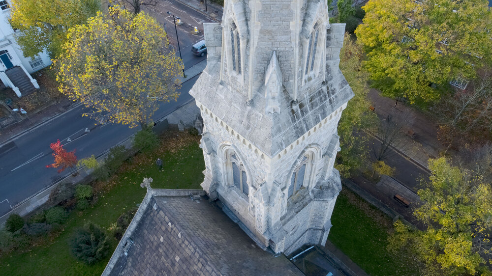 View from over St Luke's steeple