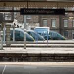 High-speed trains at London's Paddington Station. Image by Umair Dingmar, Unsplash.